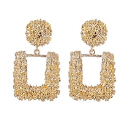 Exquisite Vintage Clips Earrings for Women Gold Silver Color Geometric Statement Clip on Earrings No Pierced Charm Earrings