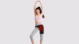 Hip Massage Belt with Professional 105 pcs 660nm Red Light Beads Heating Hip Massager for Thighs Buttock Hip Full-Wrap