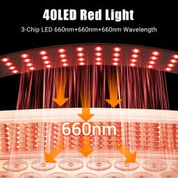 660nm Infrared Wrist Massager Red Light Heating Vibration Massage Wrap Brace Electric Wristband Pad for Hand Joint Support Relax