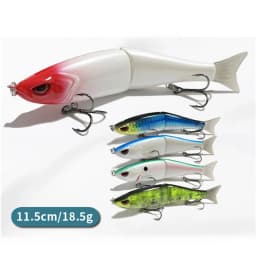 Bionic Fishing Lure 11.5cm 18.5g Swimbait Glide Bait Joint Giant Pike Bass Fishing Lure Catfish Hard Bait Saltwater Fishing Lure