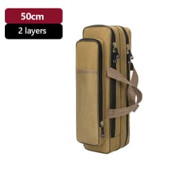 40-80CM Fishing Rod Bag Portable 1200D waterproof Fishing Gear Bag Short Section Single Layer Double Layer Fishing Rod Bag X633G