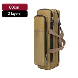 40-80CM Fishing Rod Bag Portable 1200D waterproof Fishing Gear Bag Short Section Single Layer Double Layer Fishing Rod Bag X633G