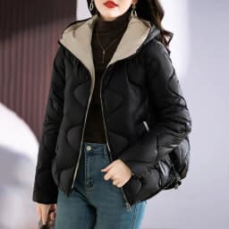 2026 New Korean Down Cotton Jacket Women Hooded Parkas Winter Cotton Padded Coat Thick Warm Loose Puffer Female Snow Wear Outwea