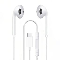 XK-High Definition Wired Earphone Type C In-Ear Control Portable Sport WiredHeadset With Mic Wired Headphones For Mobile Phones