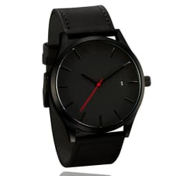 Military Sport Casual Leather Men's Watch Top Brand Fashion Analog Quartz Wristwatch for Man Simple Male Clock Relogio Masculino