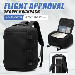 Backpack for Men, Portable Backpack Travel backpack Cabin Size, Backpack 40x30x20 Ryanair Cabin Bag Hand Luggage Backpack Laptop