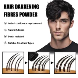 GOIPLE Professional Hair Building Fibers Powder Waterproof Long Lasting Unisex Natural Thickening Hair Anti-loss Fiber Products