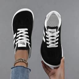Wide Toe Women Shoes Casual Versatile Soft Sole Wide Last Shoes Walking Sneakers Comfortable Barefoot Breathable Mesh Shoes