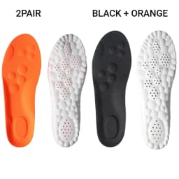 4PCS Unisex PU Orthopedic Insoles Super Soft For Shoes 신발깔창 Antibacterial Deodorization Sweat Absorption Insert Running ShoesPad