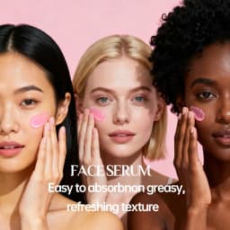 SEYHZE Sakura Collagen Essence + Moisturizing Cream Facial Care Set - 2pcs Packed with Collagen Peptides Vitamin C/E Aloe Niacin