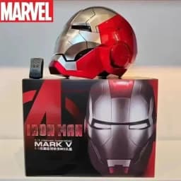 New In Stock Marvel Avengers 1/1 Iron Man Mk5 Helmet Wearable Automatic Voice-Activated Electric Open And Close Series Toy Gift