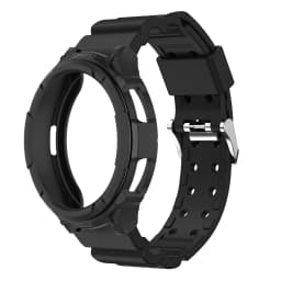 Case+Strap for Samsung Galaxy Watch 6 Classic 43mm 47mm Silicone Band Protective Case Cover for Watch 6 Classic Modification kit