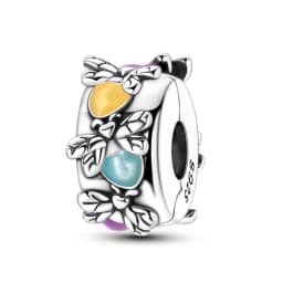 100% 925 Sterling Silver Rainbow Zircon Colorful Butterfly Dragon Shaped Silicone Stopper Charms Beads Fit DIY Bracelets Jewelry