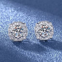 High-quality 925 Sterling Silver Crystal Fashion Circle Hoop Earrings for Woman Wedding Party Gift Street Versatile Jewelry