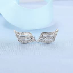 High-quality 925 Sterling Silver Crystal Fashion Circle Hoop Earrings for Woman Wedding Party Gift Street Versatile Jewelry