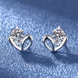 High-quality 925 Sterling Silver Crystal Fashion Circle Hoop Earrings for Woman Wedding Party Gift Street Versatile Jewelry