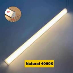 12V LED Cabinet Lamp Aluminum 30cm 40cm 50cm LED Bar Cabinet Light White Warm Natural Kitchen Bedroom Closet Bedside Night Light
