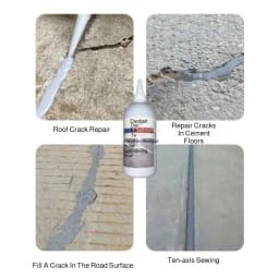 Waterproof Adhesive Leak Repair Concrete Crack Filler - Quick Setting High Strength Sealant for Roof Wall Floor Pool Leakage Fix