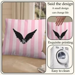 Pink Cushion Cover Decorative Pillow Sofa Home Decor Case Pillow Cases Fashion S-victorias S-secretS