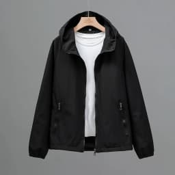 Thin Trench Coat Women Spring Autumn New Double Hooded Windbreaker Wind-Proof Waterproof Sports Outwear Female Fashion Joker Top