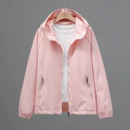 Thin Trench Coat Women Spring Autumn New Double Hooded Windbreaker Wind-Proof Waterproof Sports Outwear Female Fashion Joker Top
