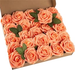 10~100pcs Rose Artificial Flowers Foam Fake Roses Wedding Bouquets Centerpieces Mothers Day Valentines Gifts Party Decoration
