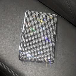 Luxury Sparkling Cigarette Case Slim Style Rhinestone Case Smoking Accessories