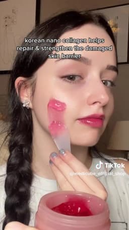 Salmon DNA PDRN Pink Peptide Serum with Collagen Jelly Cream Collagen Tightening Soothing Anti-Aging Firmness Hydration Skincare