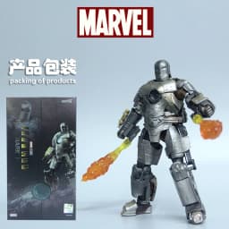 ZD Toys Iron Man Series Joint Movable MK1 MK2 MK3 MK4 MK5 MK6 MK7 MK42 MK43 MK50 Movie Action Figure 7 Inches Mark Dolls
