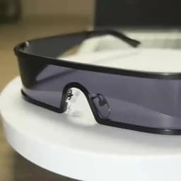 High-end Cyberpunk Style Men's Glasses, Fashionable Design with Future Tech Narrow Frames, Suitable for Parties and Gift-Giving