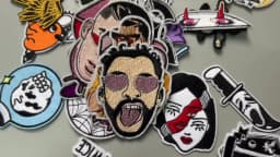 Bad Bunny Patches For Clothing Singer Embroidery Patch Iron On Patches For Clothes Hip Hop Punk Sewing/Fusible Patch Stickers