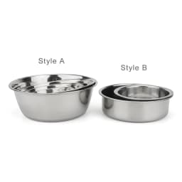 Metal Dog Cat Stainless Steel Pet Bowl Food Drinking Bowl For Small Medium Big Dogs