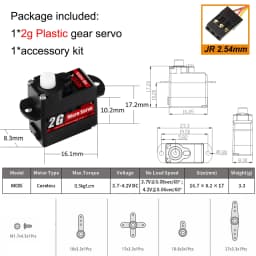 NEEBRC 2g 4.3g 5g 8g 12g 21g Digital Micro Servo for RC Plane Drone Mini Car Helicopter Fixed-wing Wltoys K969 K989 XKS X450