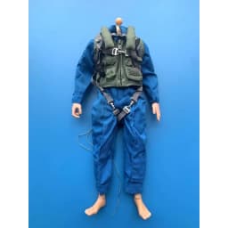 1/6 Scale Vest Belt Pants Trousers Pilot Clothing Set Model Soldier Body Accessories for 12inch Action Figures Scene Hobbies