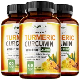 Turmeric Curcumin Capsules - with Black Pepper - Helps Joint,Antioxidant & Immune System, Anti-Inflammatory