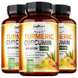 Turmeric Curcumin Capsules - with Black Pepper - Helps Joint,Antioxidant & Immune System, Anti-Inflammatory