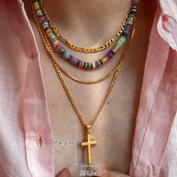 Minar Bohemia Candy Color Natural Stone Beads Beaded Necklace for Women 18K Real Gold Plated Brass Strand Chokers Wholesale