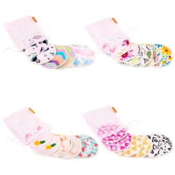 HappyFlute Super Absorbency Bamboo Nursing Pads Mum Use with Laundry Bag Waterproof Washable Feeding Pad Reusable Breast Pads
