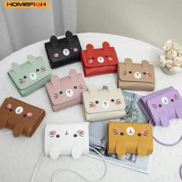 HOMEFISH Children's Mini Handbags Hot Sale Princess Baby Girls PU Leather Small Shoulder Crossbody Bags Cute Kids Coin Purse