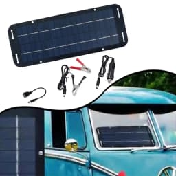 Monocrystalline Solar Panel Charger Battery Trickle Charger 12V Olt Power Solar Panel Solar Controler Charger Car Van Boat Kit