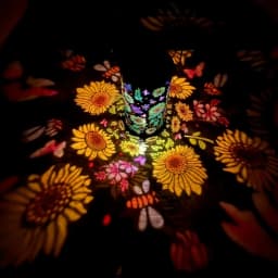 Colorful Solar Lanterns Sunflower Butterfly Hummingbird Outdoor Waterproof Multicolored LED Metal Hanging Lantern for Outside