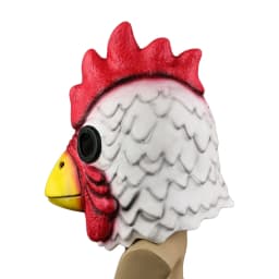 Cosplay Mask Latex Hotline Miami Rooster Animals Masks Chicken Head for Halloween Party Masquerade Funny Novel Personality Adult