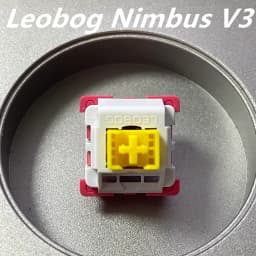 LEOBOG Nimbus V3 Keyboard Switch 5-Pin Linear Switches 28g POM Super Smooth Fine Lubrication Custom Mechanical Keyboard Switches