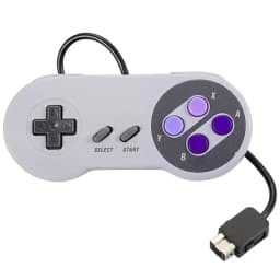 Wired Gamepad for SNES/SFC,Adaptation Genuine SNES/SFC Game Console, Gamepad Handle for Super Nin-tend-o Game Console