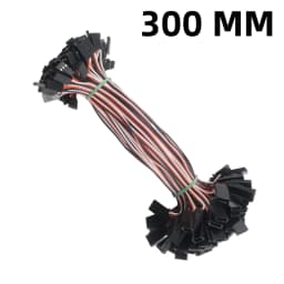 10Pcs 100mm 150mm 200mm 300mm 500mm Servo Lead Cable Extension Yextension Cord for RC Futaba JR Male to Female 15cm 30cm 50cm