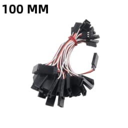 10Pcs 100mm 150mm 200mm 300mm 500mm Servo Lead Cable Extension Yextension Cord for RC Futaba JR Male to Female 15cm 30cm 50cm