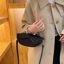 Fashion Sewing Thread Solid PU Hasp Shoulder Bags Interior Compartment Women's Handbags 2026 High Quality Sweet Bags for Women