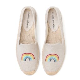 Espadrilles Women's Casual Flats Shoes with Embroidered Hemp Flat Platform, Round Toe Spring/Autumn Comfortable