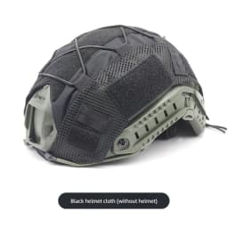 Tactical Helmet Cover Camo FAST Airsoft High-cut Helmet Cloth Hunting Shooting Helmet Accessories with Elastic Cord
