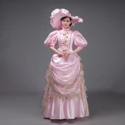 Customized Women Victorian Bustle Satin Dresses Historical Edwardian Ball Gown Holiday Fantasy Costume